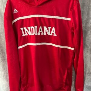 Adidas Indiana Hoodie Ladies Xl – 18 Red Pullover Sweatshirt Logo Athletic